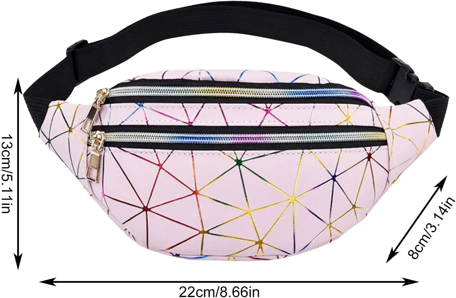 Side Bag Mens Stock Fanny Pack Custom Logo Printed Men Women PU Passport Cover National Leather Travel Bags (One Size)