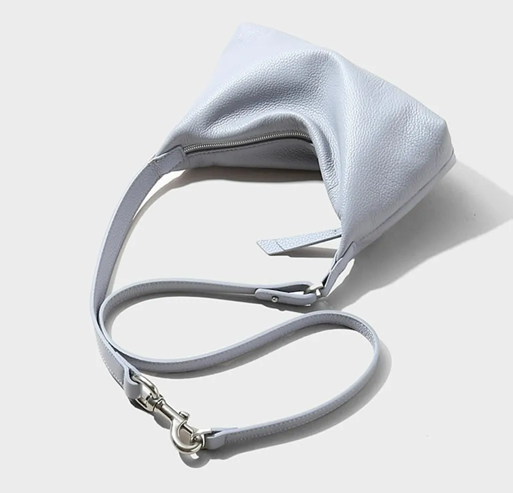 Slouchy PU Leather Crescent Hobo Bags Women Underarm Crossbody Purse Satchels Shoulder Bag Trendy Tote Handbag 2025
