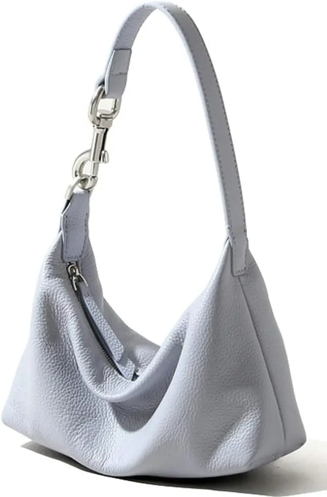 Slouchy PU Leather Crescent Hobo Bags Women Underarm Crossbody Purse Satchels Shoulder Bag Trendy Tote Handbag 2025