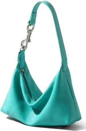 Slouchy PU Leather Crescent Hobo Bags Women Underarm Crossbody Purse Satchels Shoulder Bag Trendy Tote Handbag 2025
