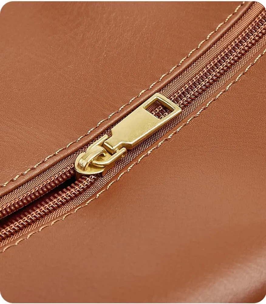Slouchy PU Leather Crescent Shoulder Hobo Bags Women Trendy Crossbody Purse Travel Satchels Dumpling Bag Mini Tote Handbag