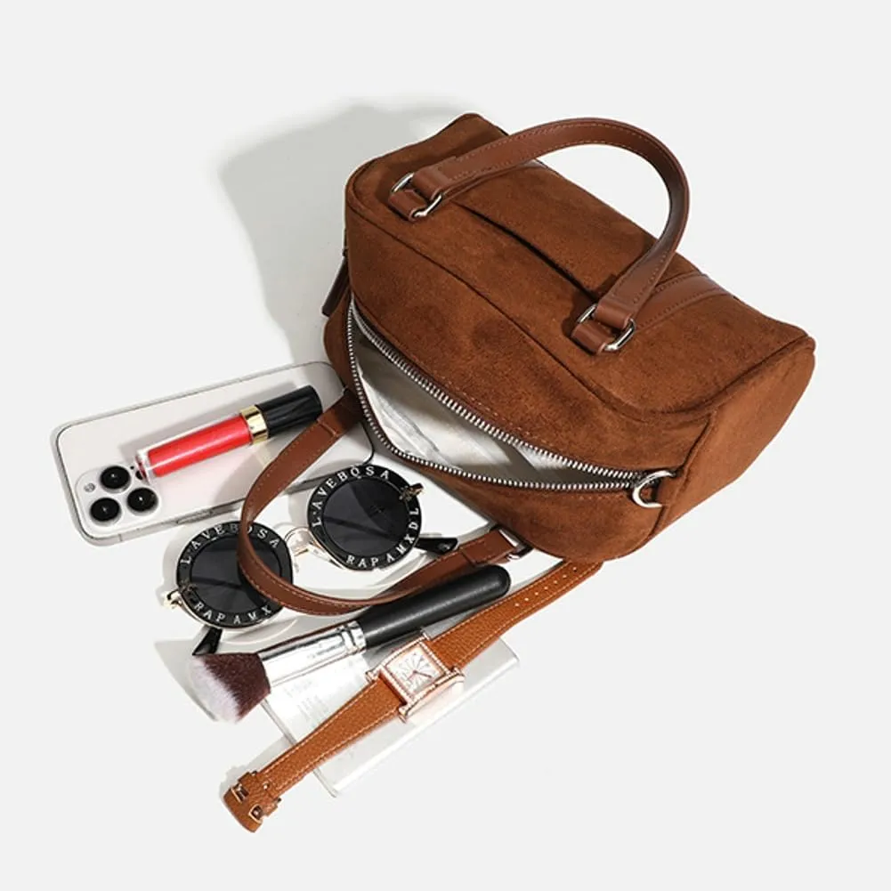 Soft Vegan Leather Satchels Bags for Women Top-Handle Tote Bags Crossbody Bag Casual Shoulder Bag Travel Work