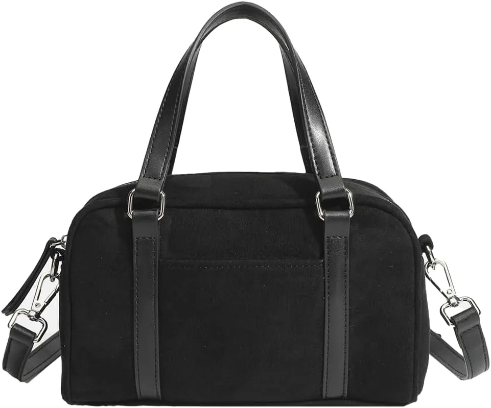 Soft Vegan Leather Satchels Bags for Women Top-Handle Tote Bags Crossbody Bag Casual Shoulder Bag Travel Work