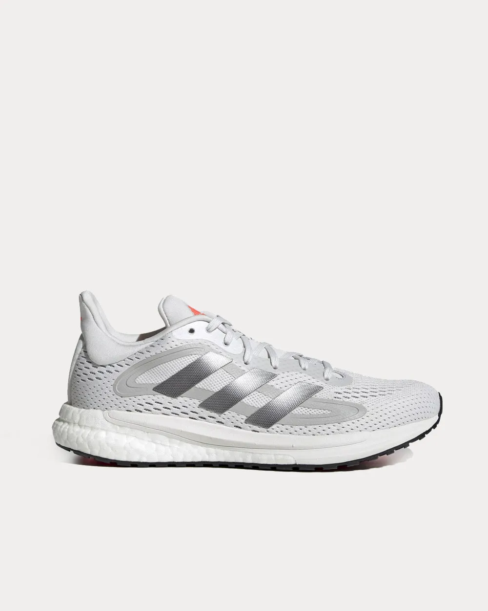 SolarGlide 4 ST Crystal White / Halo Silver / Solar Red Running Shoes