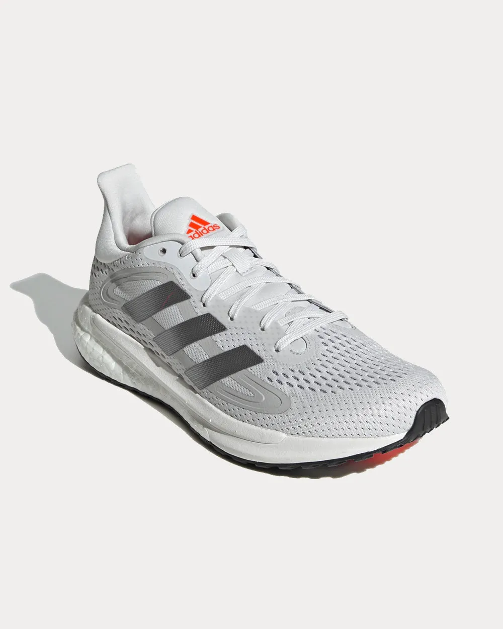 SolarGlide 4 ST Crystal White / Halo Silver / Solar Red Running Shoes