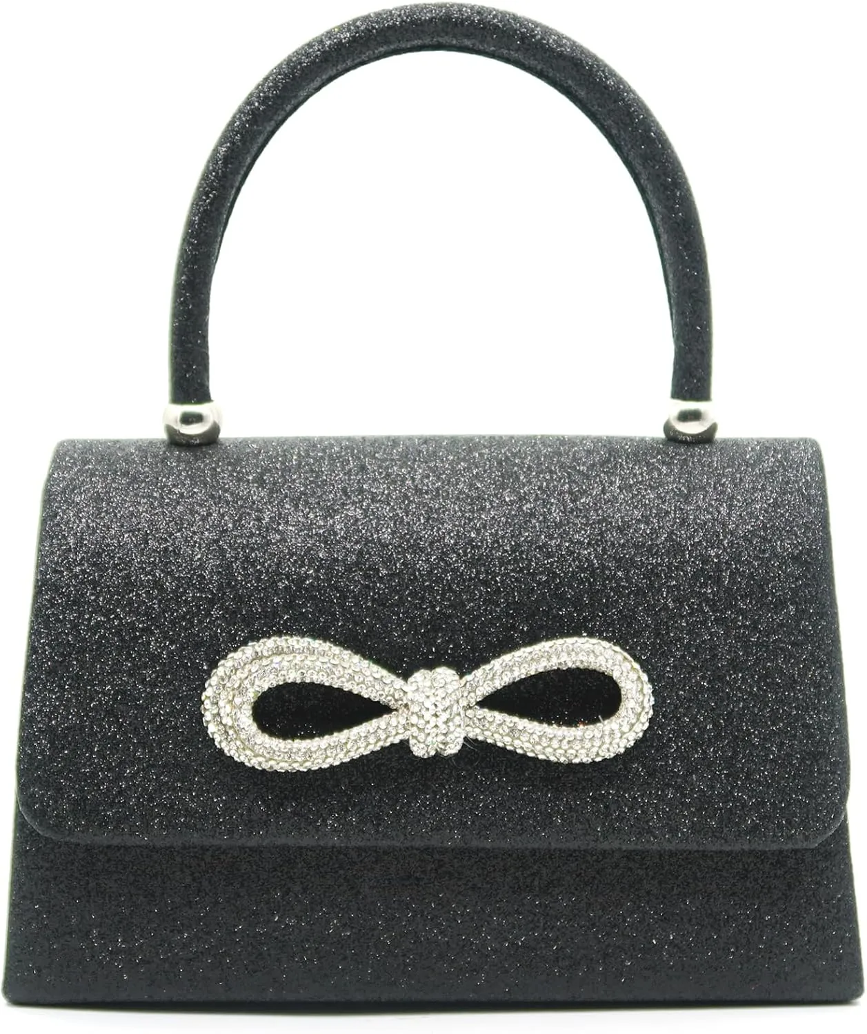 Sparkly Bow Clutch Purses for Women Rhinestone Evening Clutch Bags Dressy Handbags Purse for Wedding Party Prom