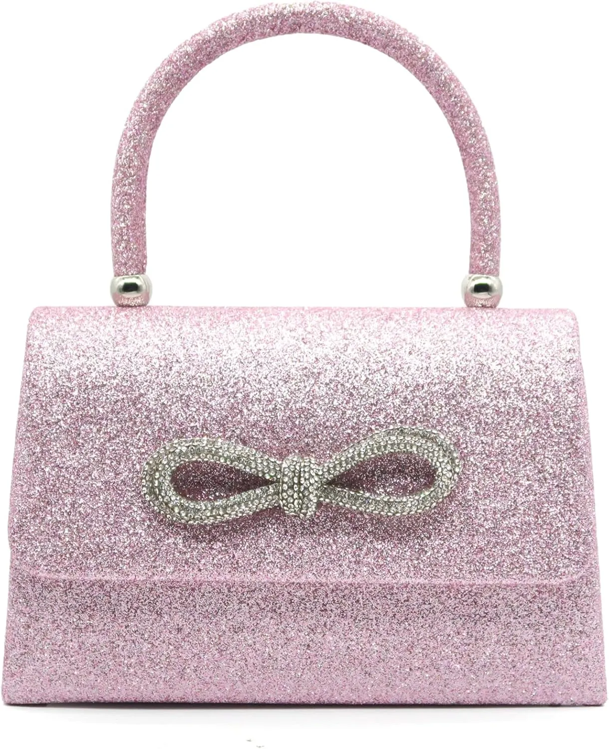 Sparkly Bow Clutch Purses for Women Rhinestone Evening Clutch Bags Dressy Handbags Purse for Wedding Party Prom