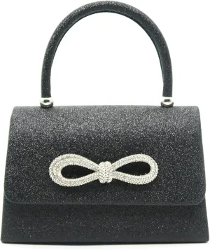 Sparkly Bow Clutch Purses for Women Rhinestone Evening Clutch Bags Dressy Handbags Purse for Wedding Party Prom