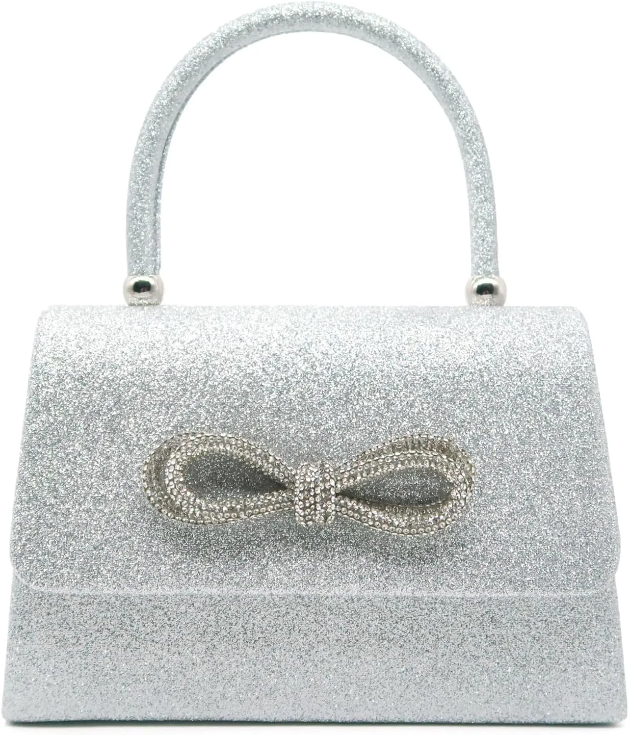 Sparkly Bow Clutch Purses for Women Rhinestone Evening Clutch Bags Dressy Handbags Purse for Wedding Party Prom