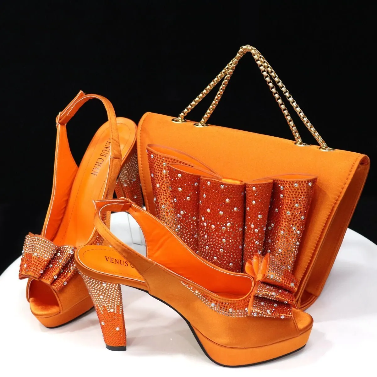Style Harmony: Italian Shoes & Bag Set for Weddings, Parties