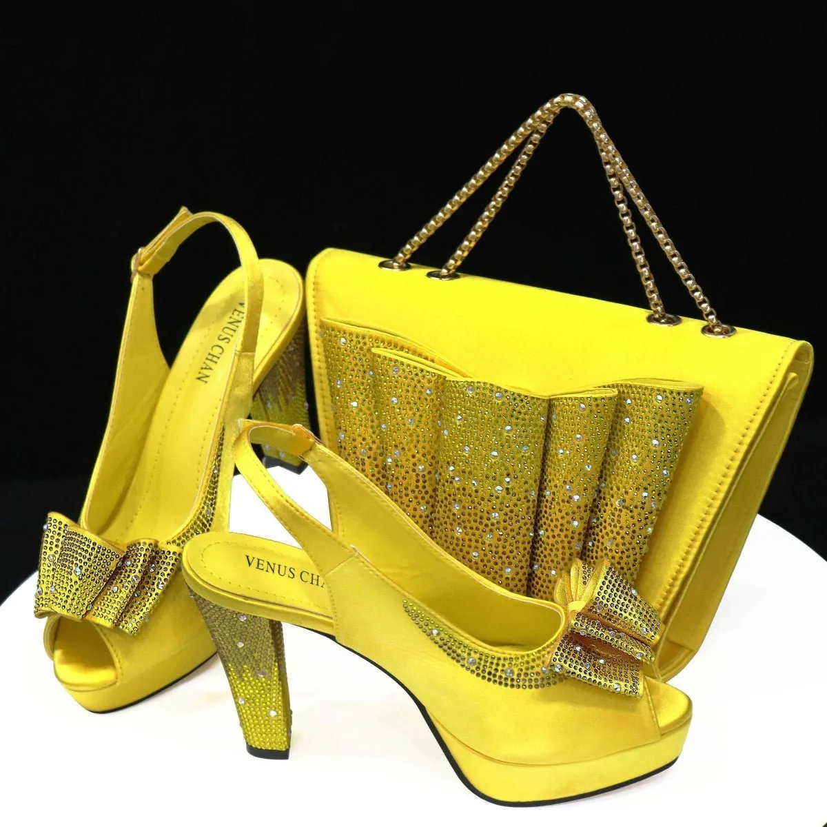 Style Harmony: Italian Shoes & Bag Set for Weddings, Parties