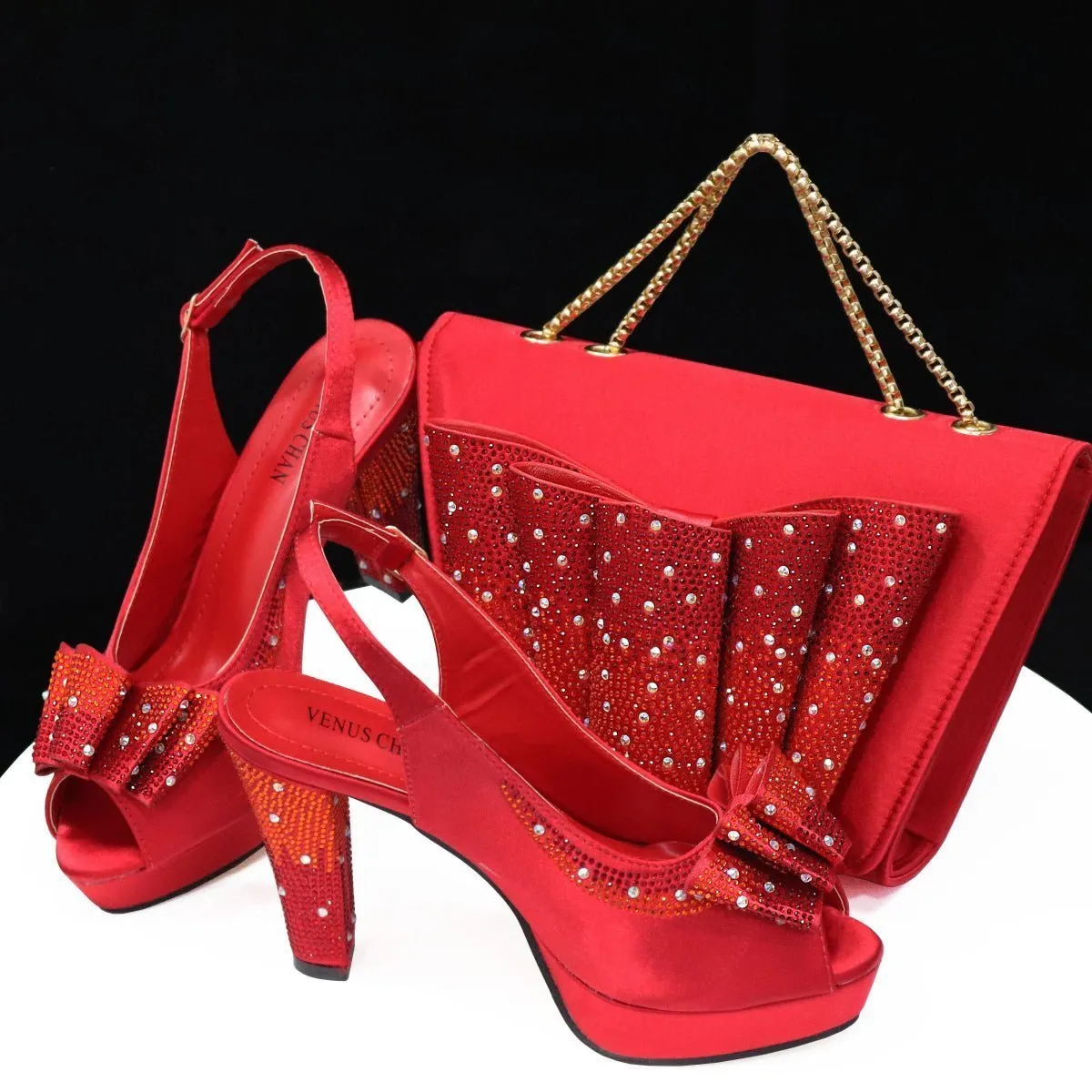 Style Harmony: Italian Shoes & Bag Set for Weddings, Parties
