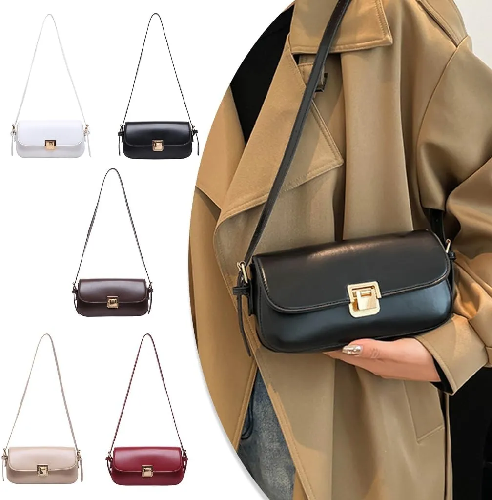 Stylish Handbag Shoulder Bags PU Leather Underarm Purse Women's Satchel Purse Suitable for Various Occasion