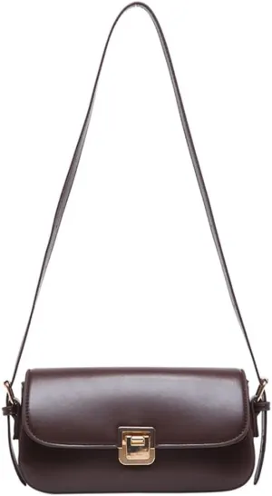 Stylish Handbag Shoulder Bags PU Leather Underarm Purse Women's Satchel Purse Suitable for Various Occasion