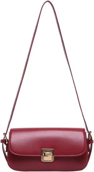 Stylish Handbag Shoulder Bags PU Leather Underarm Purse Women's Satchel Purse Suitable for Various Occasion