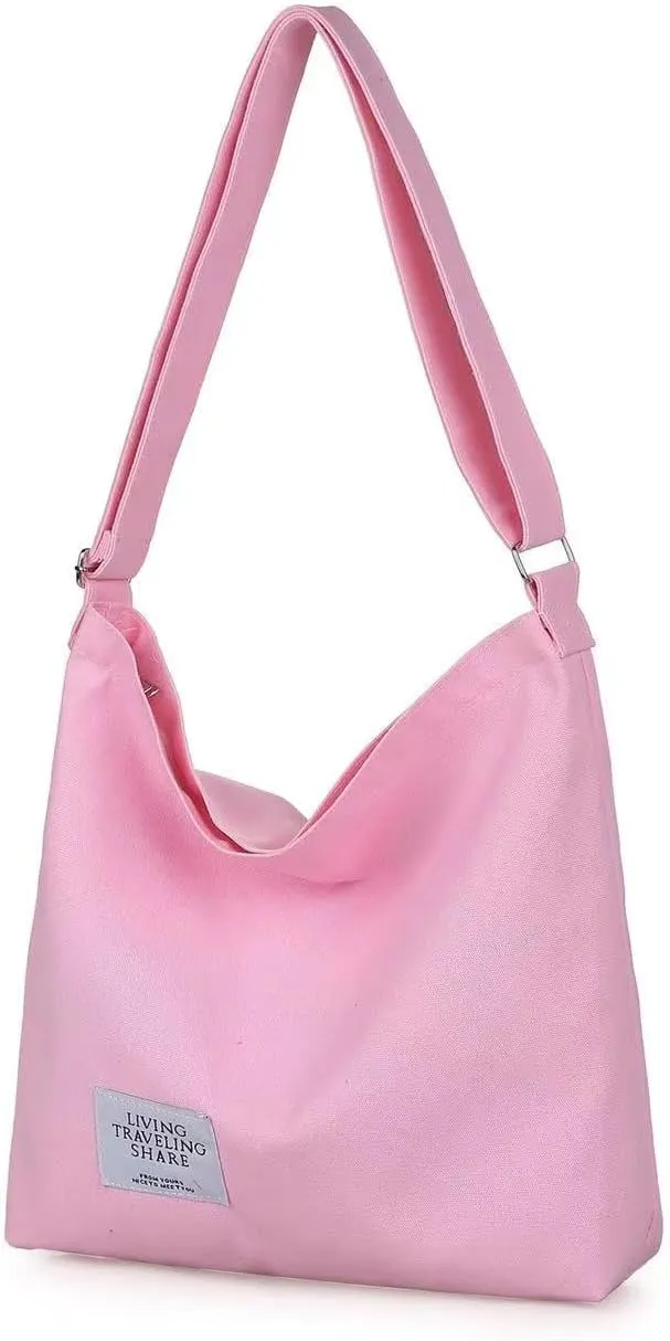 Stylish Women's Casual Canvas Shoulder Bag  Spacious, Versatile, and Fashionable Multiple Color Options for Everyday Chic