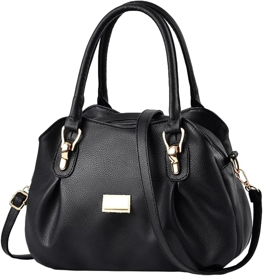 Stylish Womens Handbags Small Vegan Leather Tote Bags Crossbody Shoulder Purse Top Handle Satchels with Multi Pockets