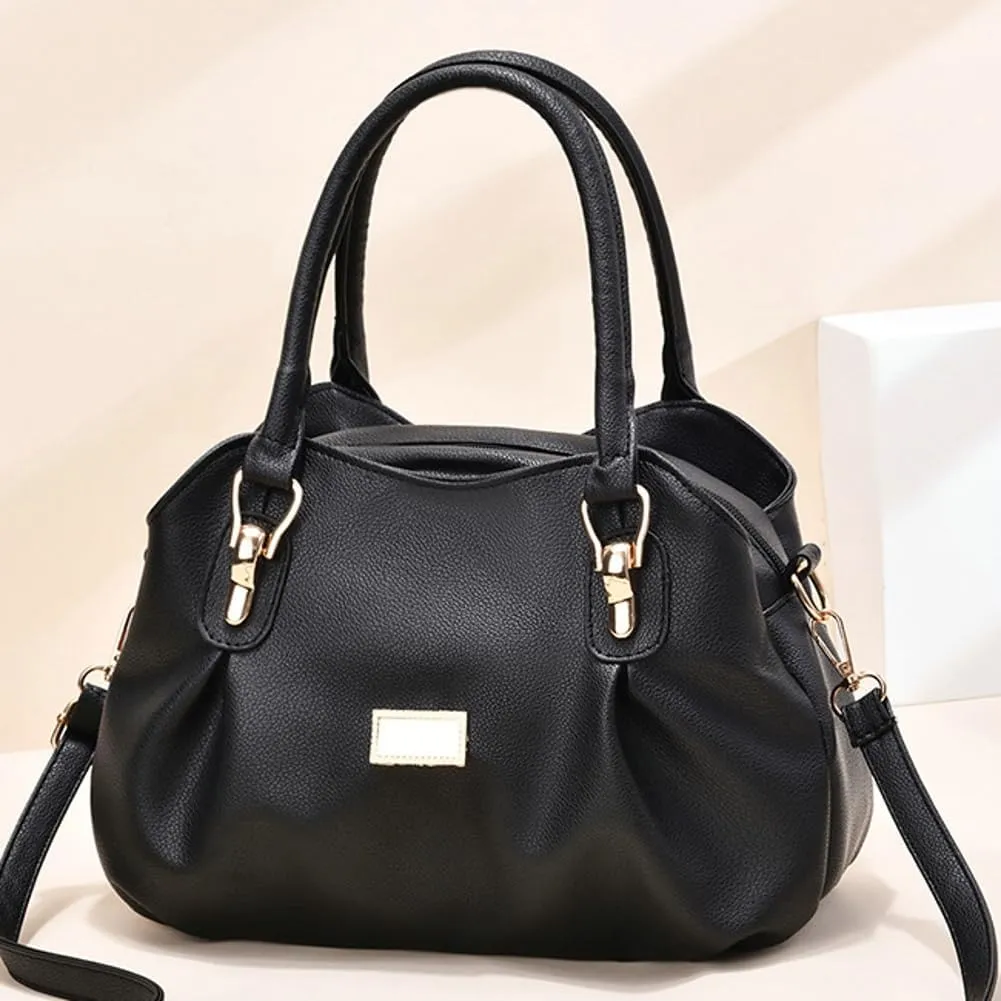 Stylish Womens Handbags Small Vegan Leather Tote Bags Crossbody Shoulder Purse Top Handle Satchels with Multi Pockets