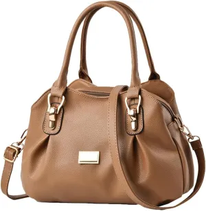 Stylish Womens Handbags Small Vegan Leather Tote Bags Crossbody Shoulder Purse Top Handle Satchels with Multi Pockets