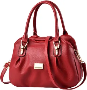 Stylish Womens Handbags Small Vegan Leather Tote Bags Crossbody Shoulder Purse Top Handle Satchels with Multi Pockets