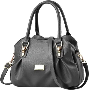 Stylish Womens Handbags Small Vegan Leather Tote Bags Crossbody Shoulder Purse Top Handle Satchels with Multi Pockets