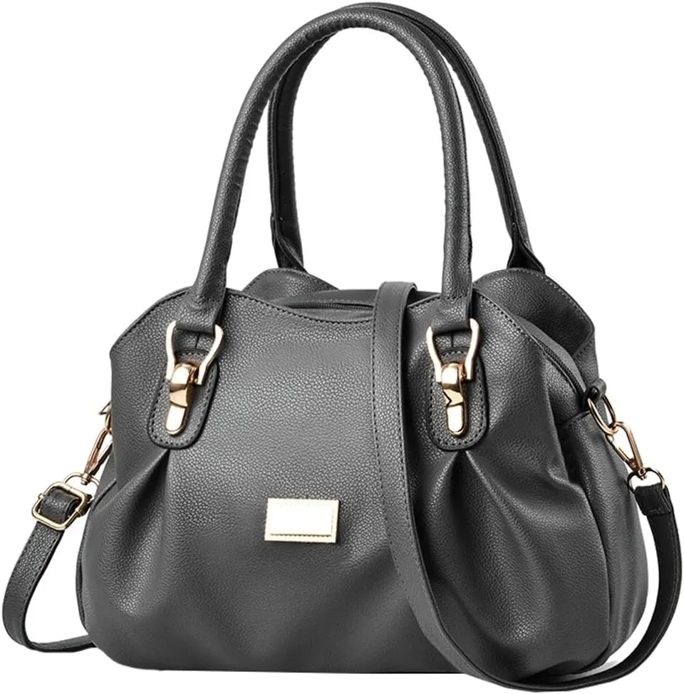 Stylish Womens Handbags Small Vegan Leather Tote Bags Crossbody Shoulder Purse Top Handle Satchels with Multi Pockets