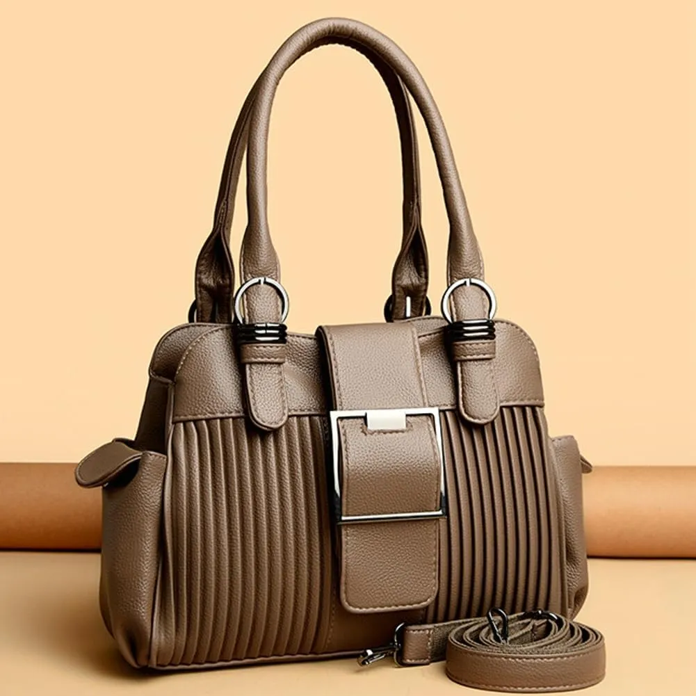 Stylish Womens Soft Handbags Large Vegan Leather Tote Bags Crossbody Shoulder Purse Top Handle Satchels 2025