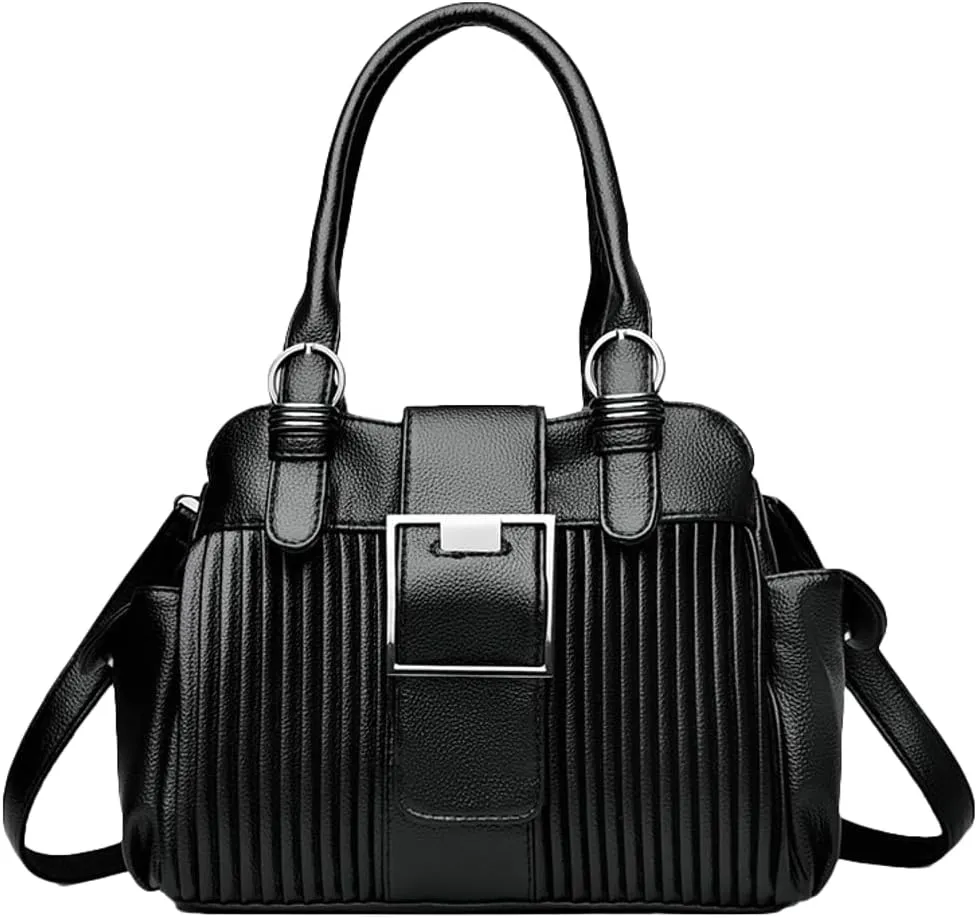 Stylish Womens Soft Handbags Large Vegan Leather Tote Bags Crossbody Shoulder Purse Top Handle Satchels 2025