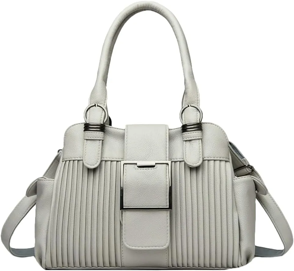 Stylish Womens Soft Handbags Large Vegan Leather Tote Bags Crossbody Shoulder Purse Top Handle Satchels 2025