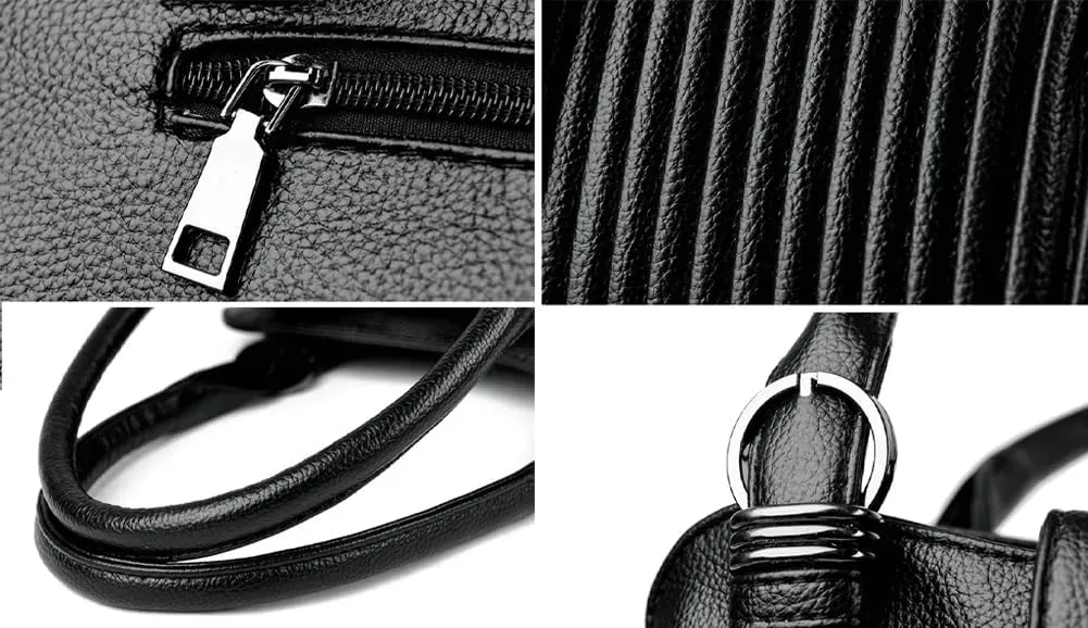 Stylish Womens Soft Handbags Large Vegan Leather Tote Bags Crossbody Shoulder Purse Top Handle Satchels 2025