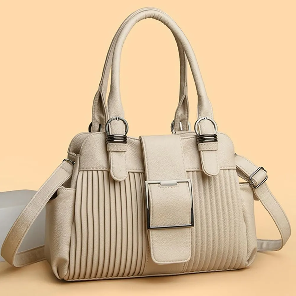 Stylish Womens Soft Handbags Large Vegan Leather Tote Bags Crossbody Shoulder Purse Top Handle Satchels 2025