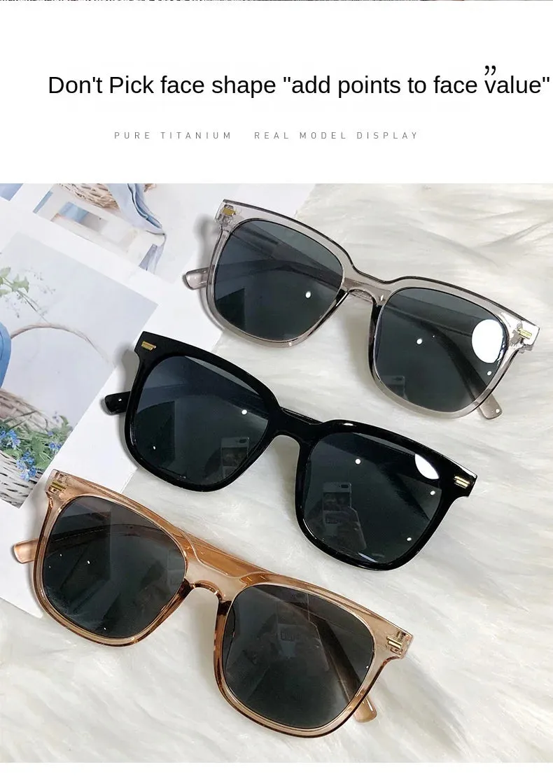 Summer Square Sunglasses for Lady Fashion Trendy Style Sun Glasses Vintage Shades Goggles UV400 Protection Streetwear Eyewear