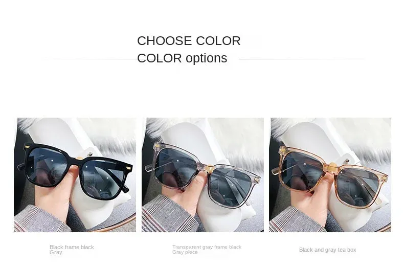Summer Square Sunglasses for Lady Fashion Trendy Style Sun Glasses Vintage Shades Goggles UV400 Protection Streetwear Eyewear