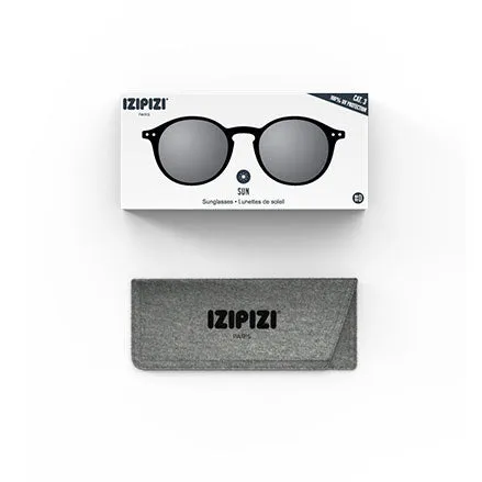 Sunglasses Round D in Glossy Ivory