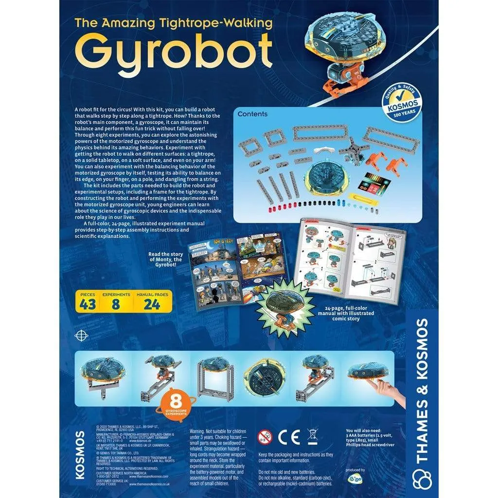 The Amazing Tightrope-Walking Gyrobot