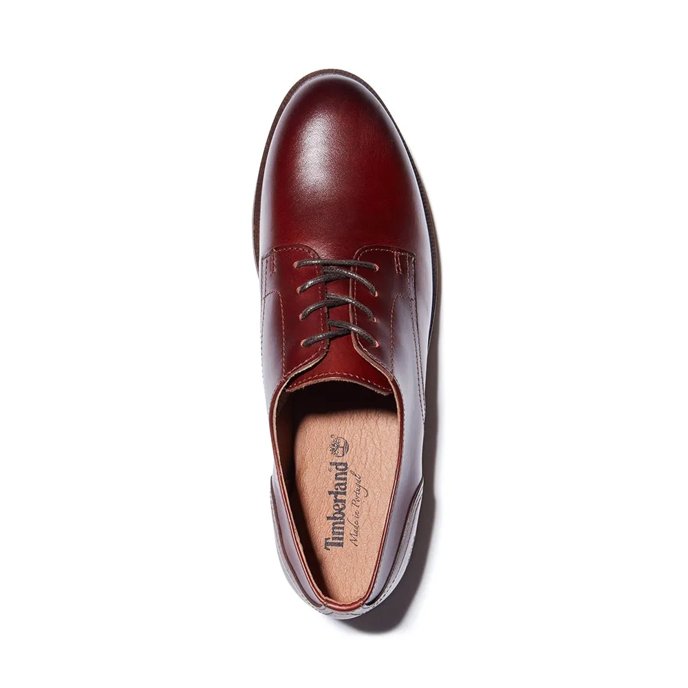 Timberland Cambridge Square Womens Red Brogues Shoes