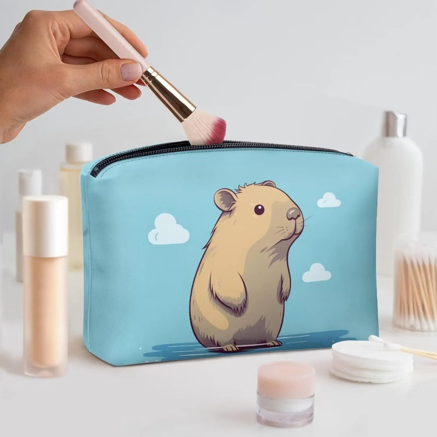 TODIYADDU Clutches for Women Evening Womens Travel Toiletry Bag Makeup Organizer Bag Travel Handbag Storage Organizer Gifts
