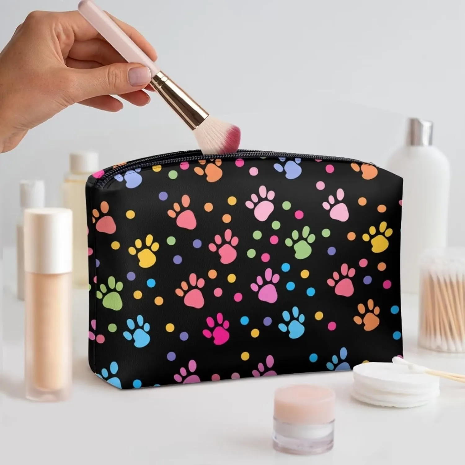 TODIYADDU Clutches for Women Evening Womens Travel Toiletry Bag Makeup Organizer Bag Travel Handbag Storage Organizer Gifts