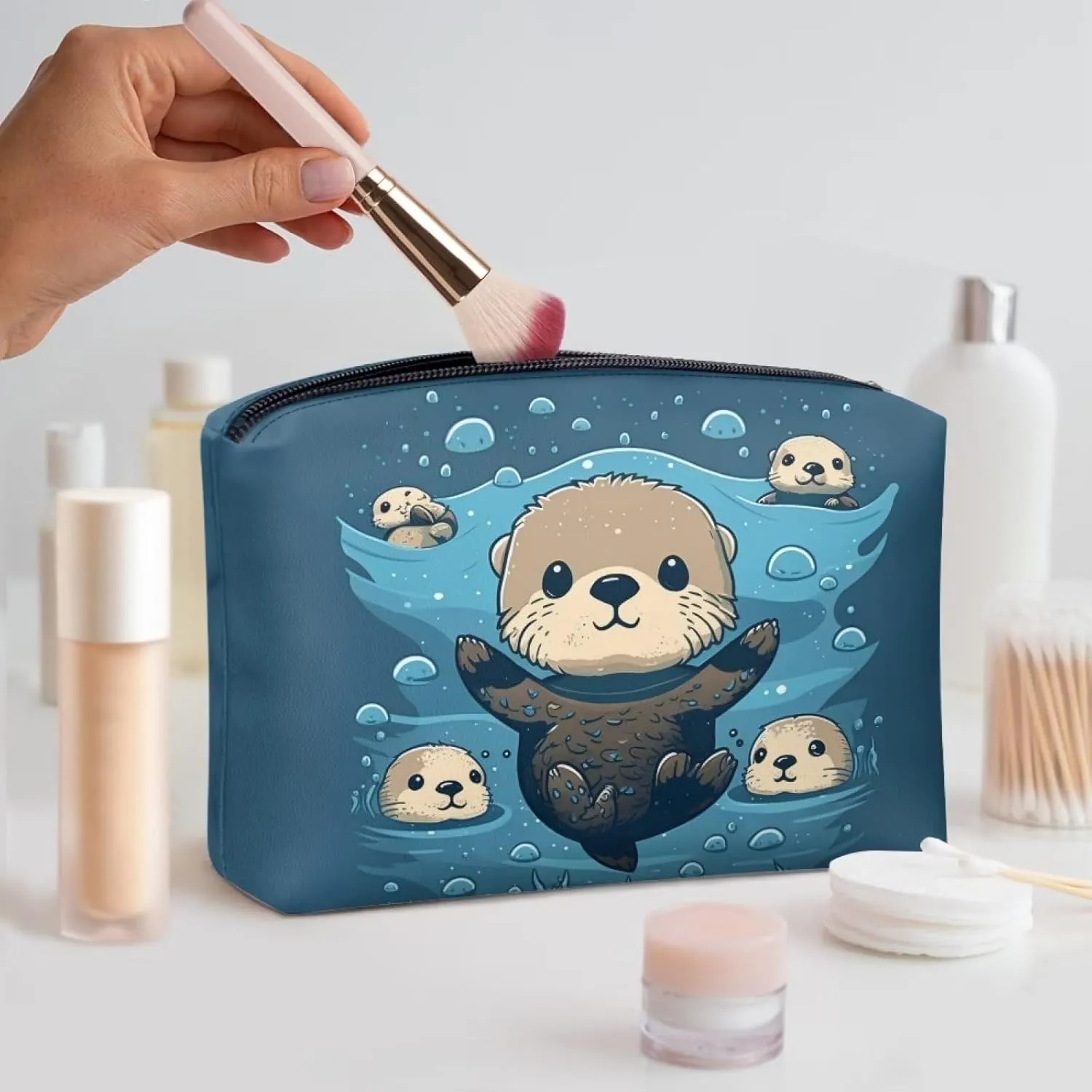 TODIYADDU Clutches for Women Evening Womens Travel Toiletry Bag Makeup Organizer Bag Travel Handbag Storage Organizer Gifts