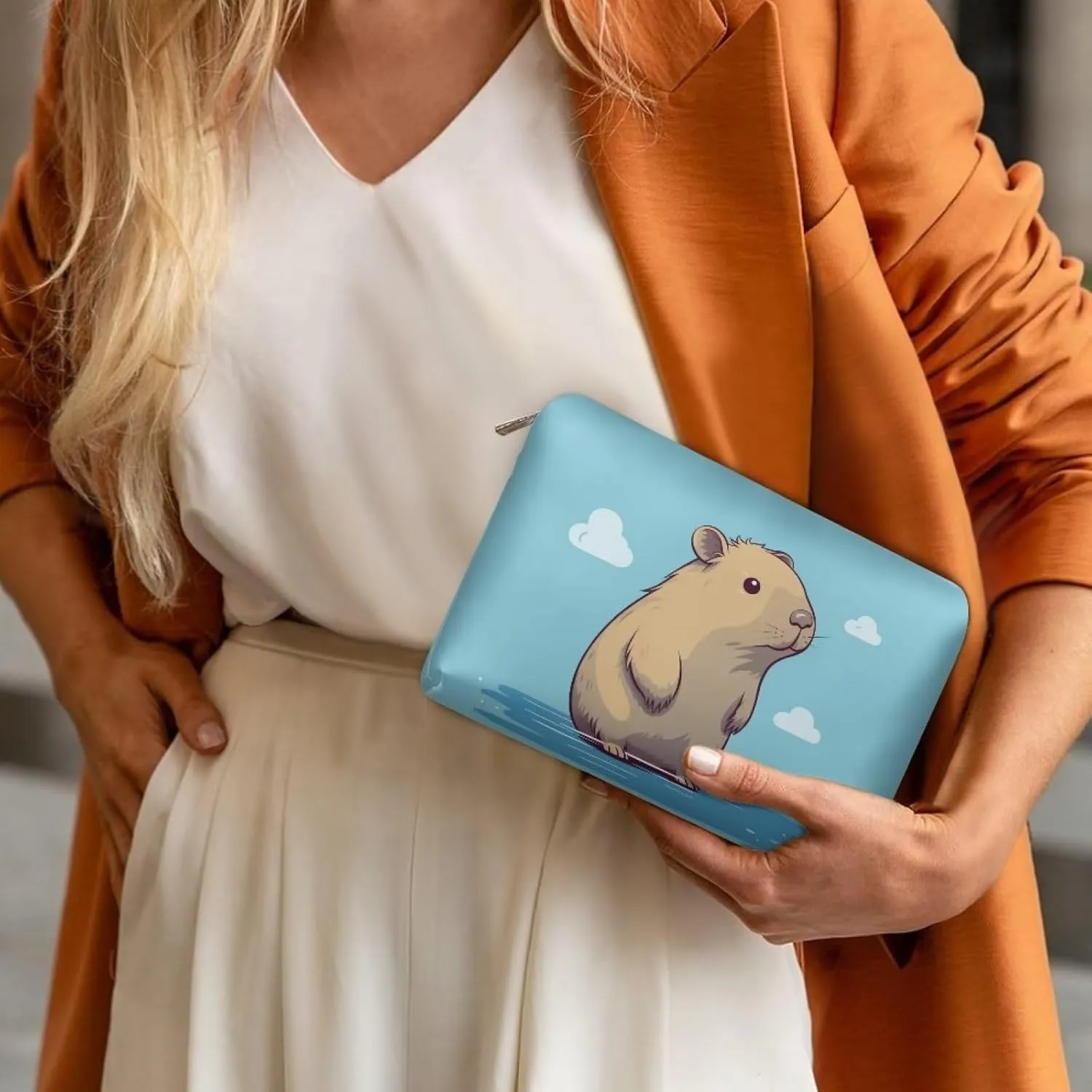 TODIYADDU Clutches for Women Evening Womens Travel Toiletry Bag Makeup Organizer Bag Travel Handbag Storage Organizer Gifts