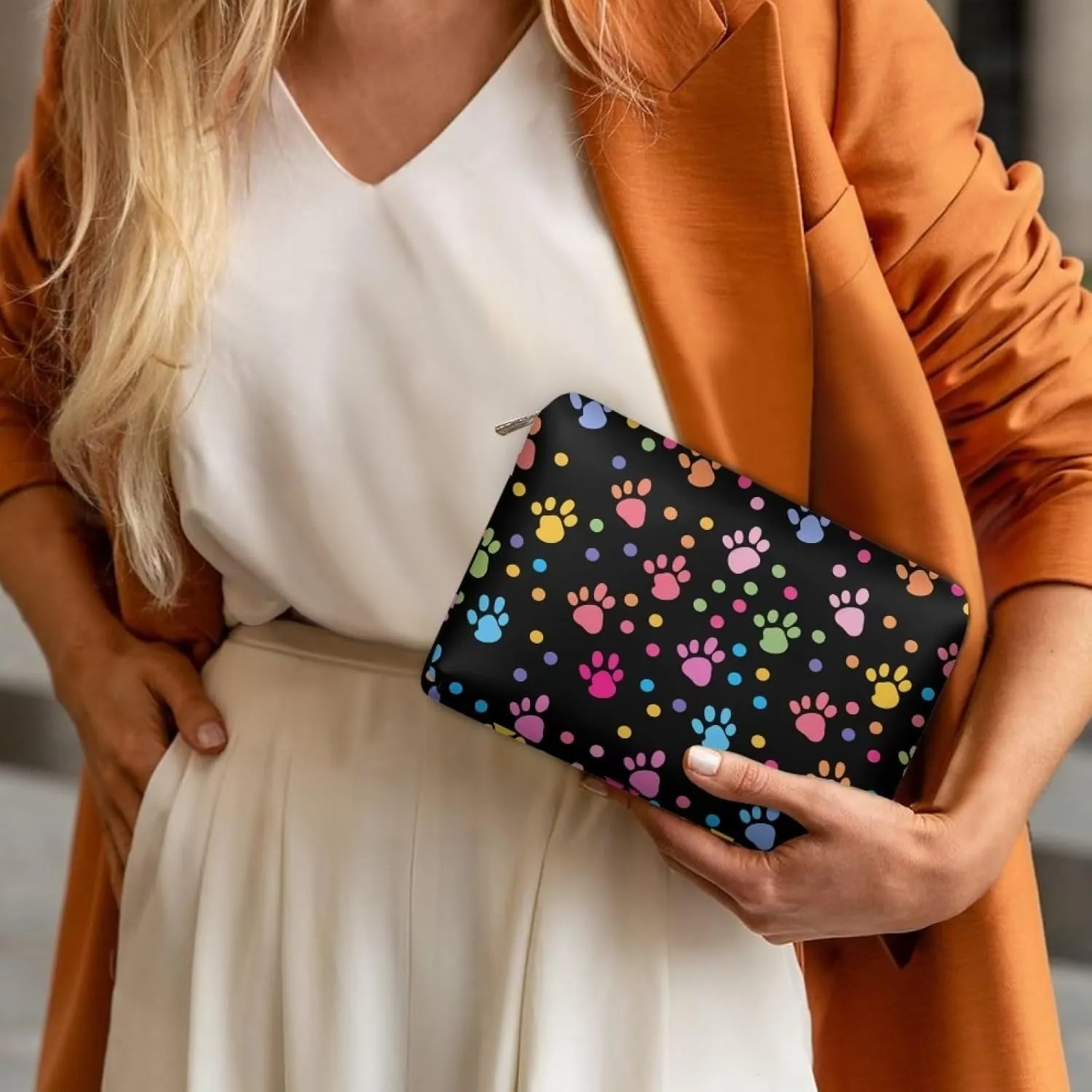 TODIYADDU Clutches for Women Evening Womens Travel Toiletry Bag Makeup Organizer Bag Travel Handbag Storage Organizer Gifts