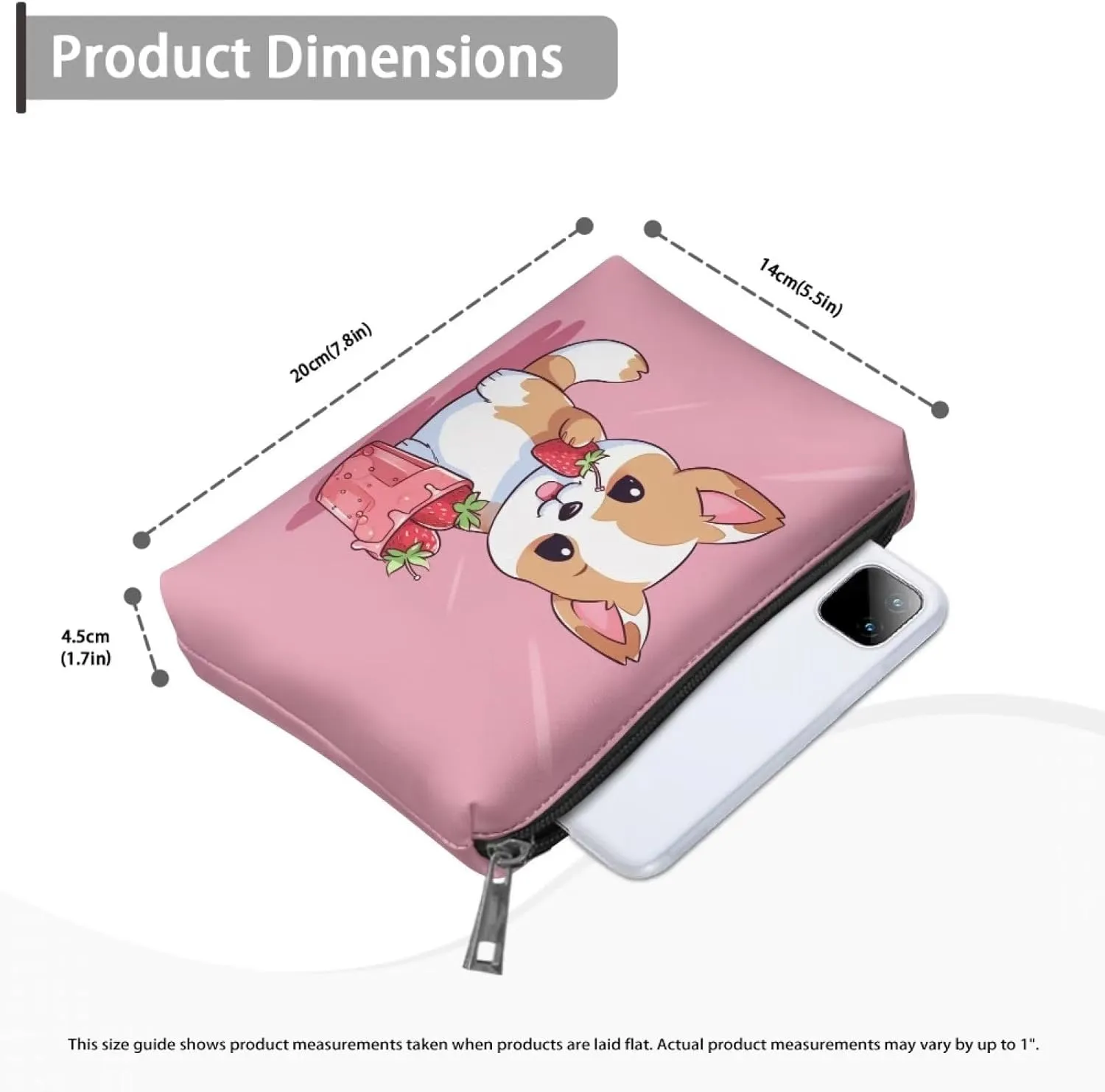 TODIYADDU Clutches for Women Wedding Makeup Organizer Bag Travel Skin Care Bag Makeup Pouch for Purse Handbag Storage Gifts