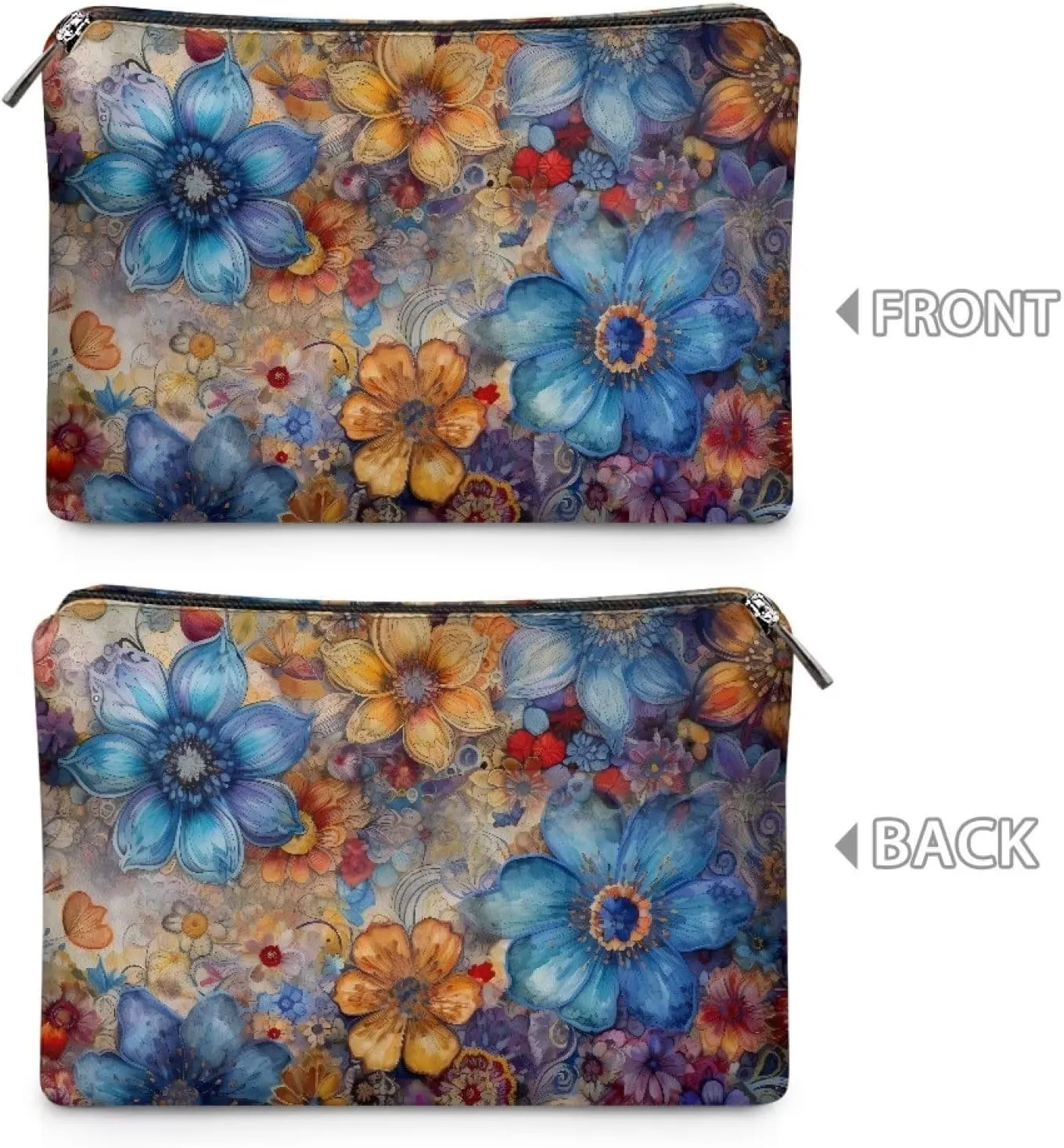 TODIYADDU Clutches for Women Wedding Makeup Organizer Bag Travel Skin Care Bag Makeup Pouch for Purse Handbag Storage Gifts