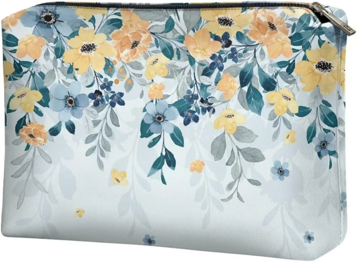 TODIYADDU Women Clutch Purse Evening Small Makeup Organizer Bag Travel Leather Toiletry Bag Clutches for Wedding and Party