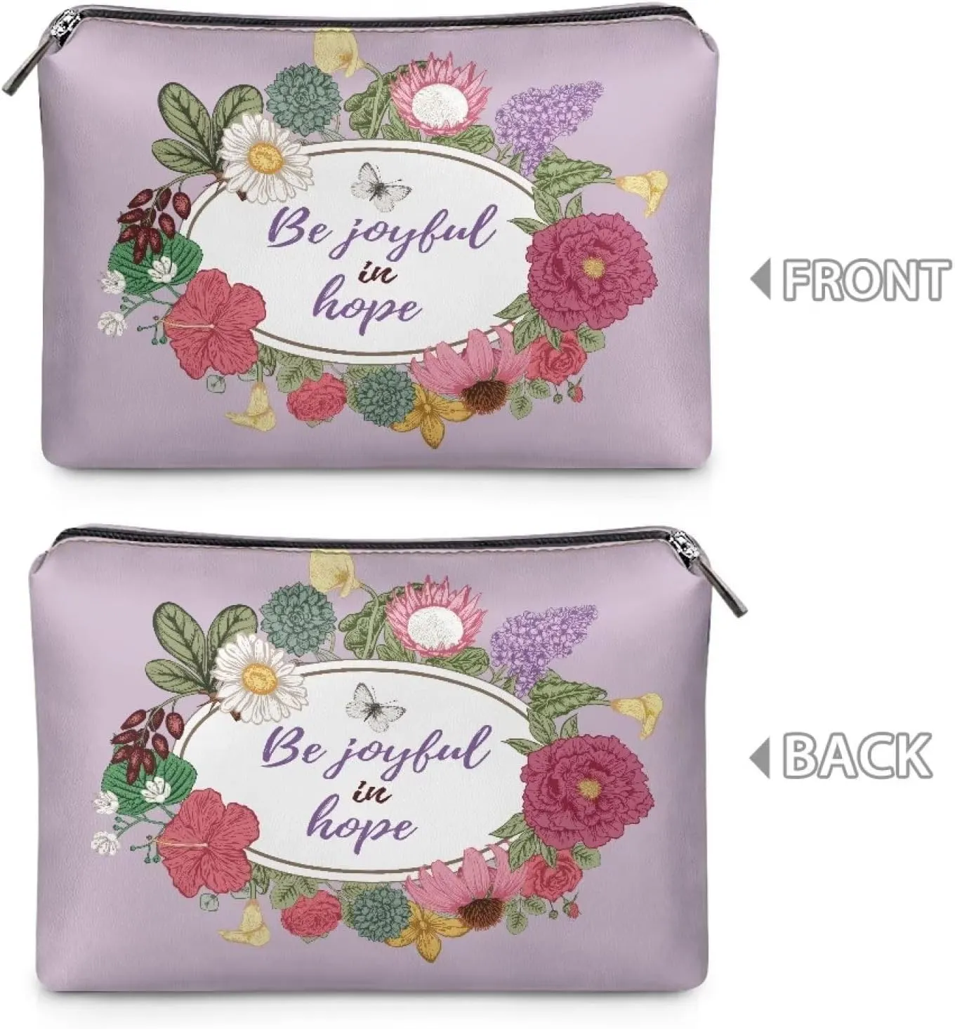 TODIYADDU Women Clutch Purse Evening Small Makeup Organizer Bag Travel Leather Toiletry Bag Clutches for Wedding and Party