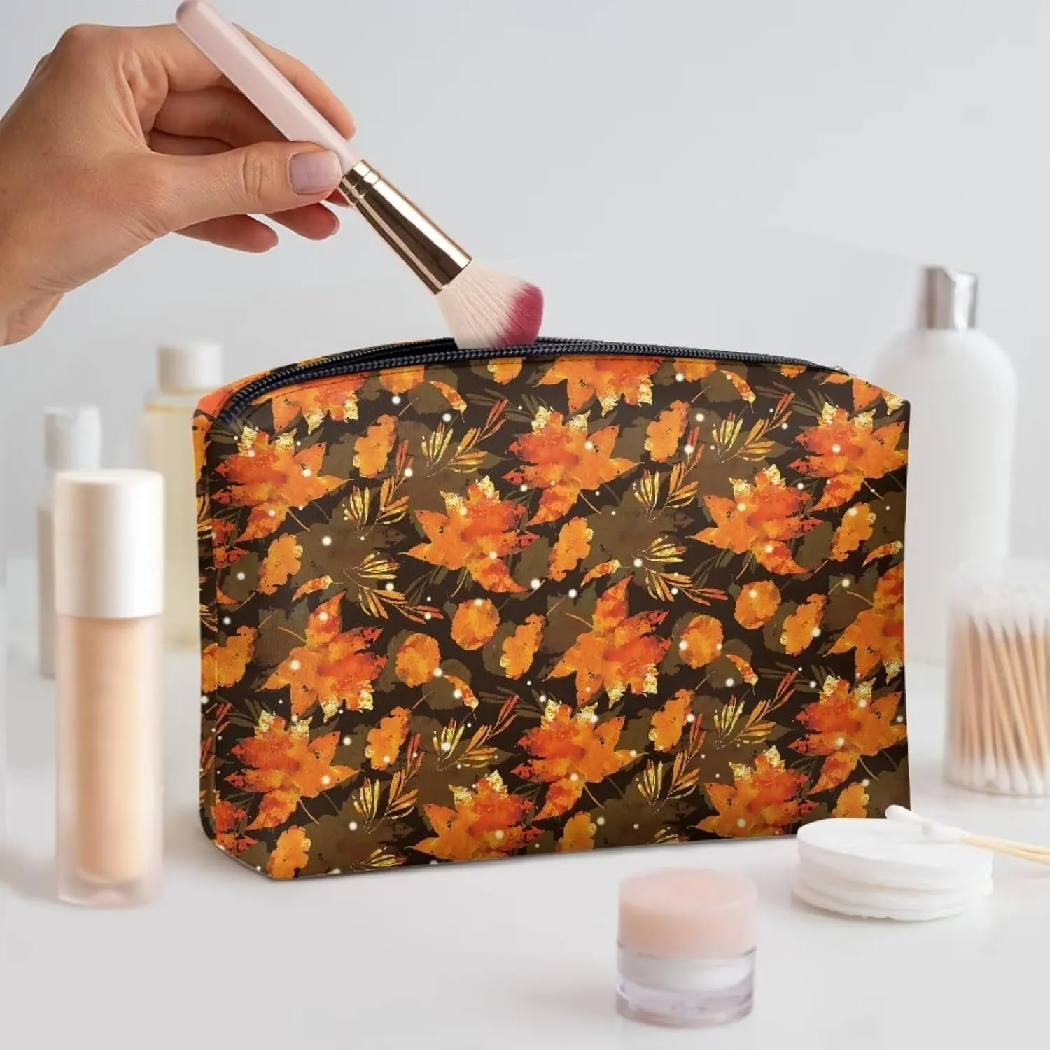 TODIYADDU Womens Clutch Wallet Toiletry Travel Bag Makeup Travel Bag Organizer Evening Bags and Clutches Travel Cosmetic Bag