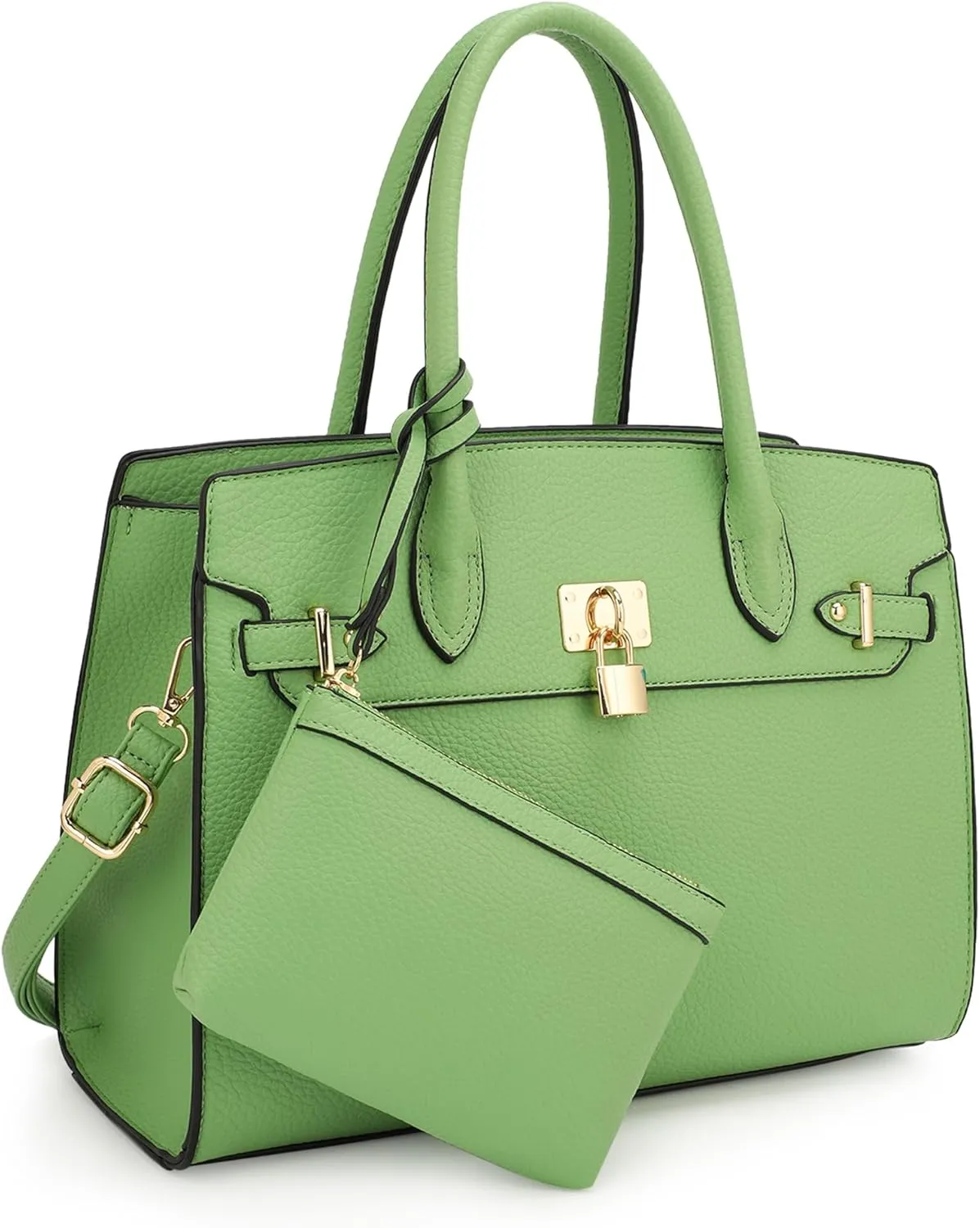 Top Handle Bag For Women, Crossbody Designer Satchels, Adjustable Strap With Wallet For Ladies 3pcs