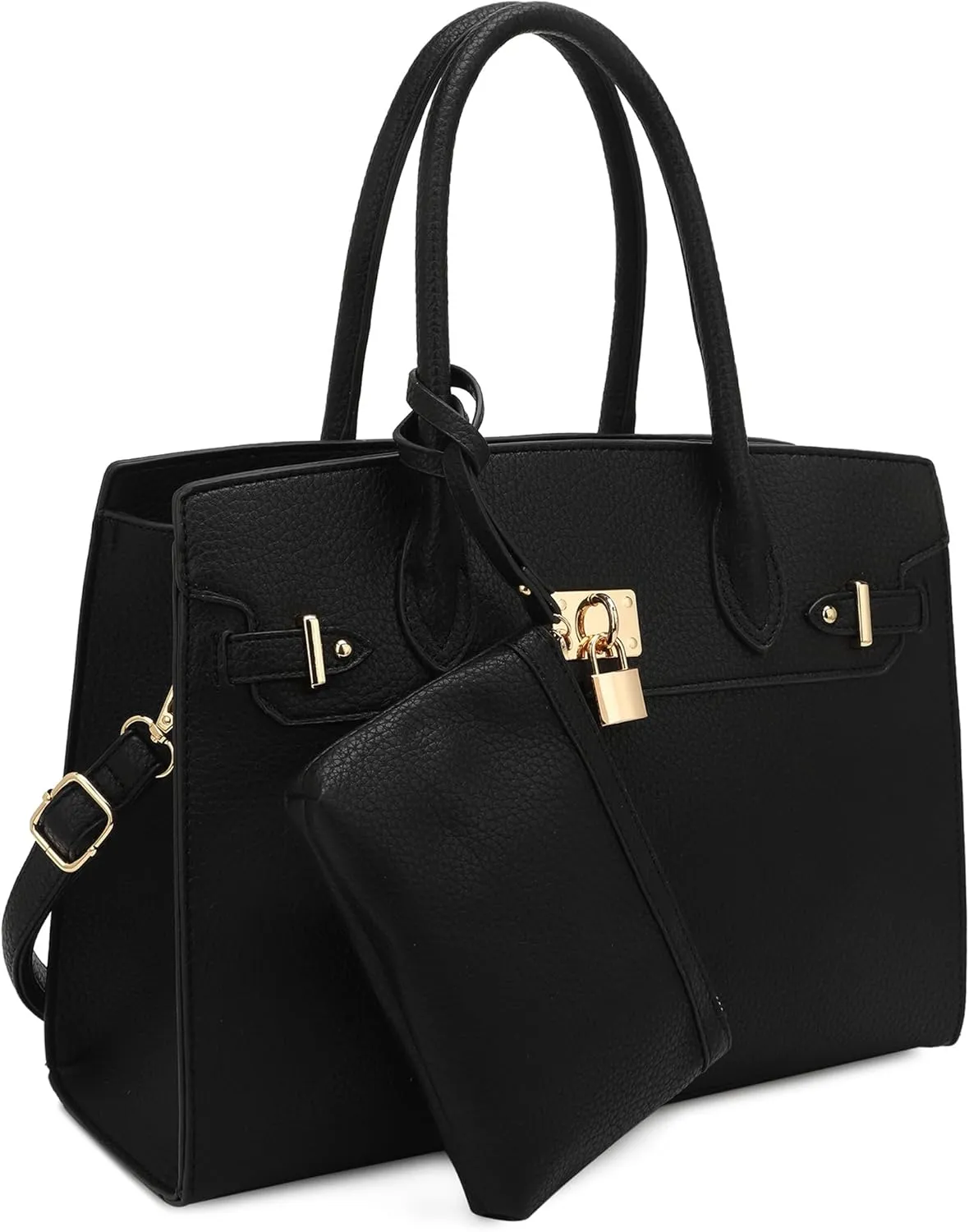 Top Handle Bag For Women, Crossbody Designer Satchels, Adjustable Strap With Wallet For Ladies 3pcs
