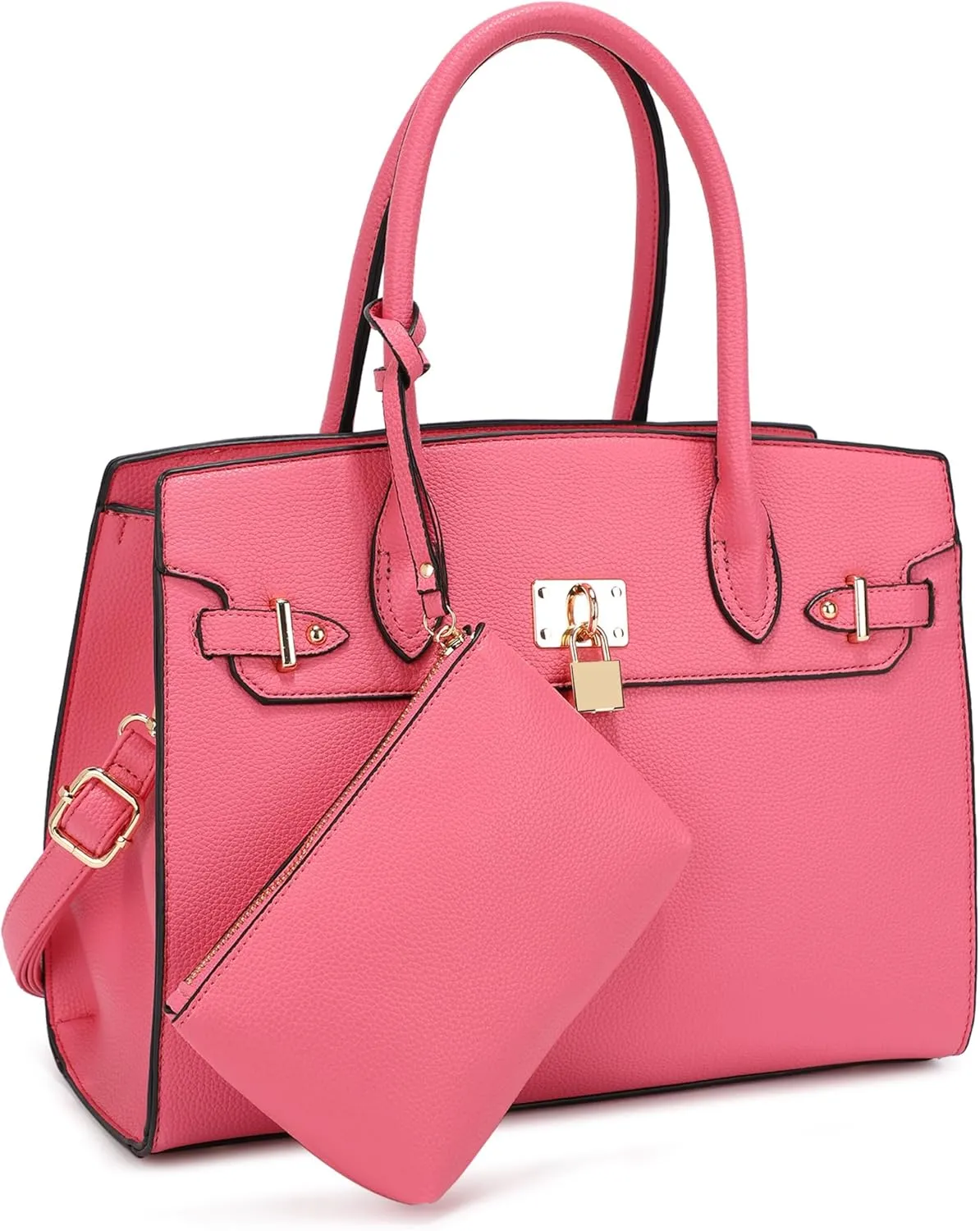 Top Handle Bag For Women, Crossbody Designer Satchels, Adjustable Strap With Wallet For Ladies 3pcs