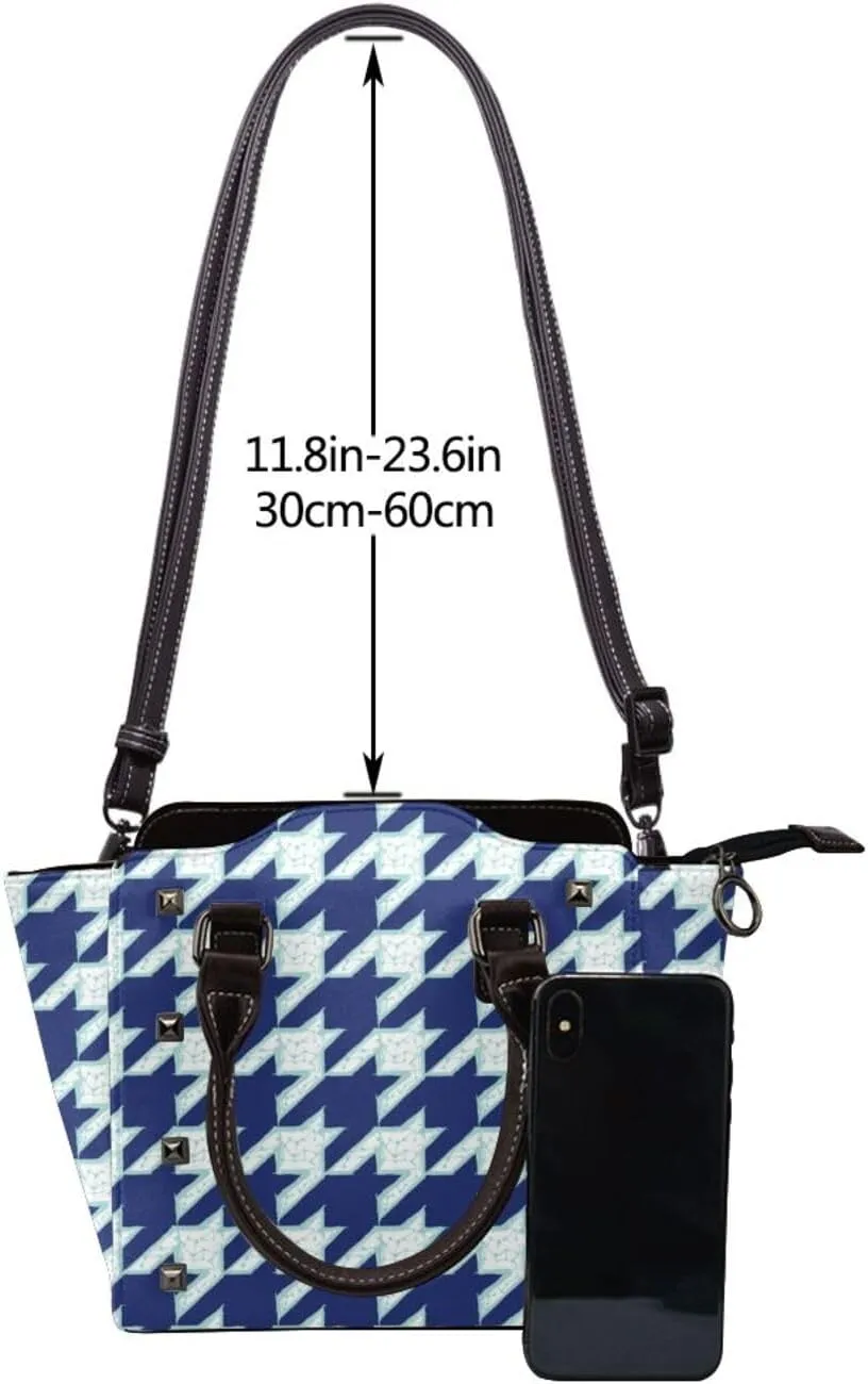 Tote Bag for Women Rivets Purses and Handbags Shoulder Bag with Zipper